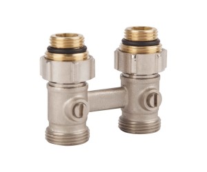 Кран кульовий SD Forte 3/4х1/2 для радіатора нижній SF251W15 STRONG SD  SF251W15