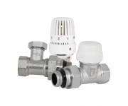 Комплект термостатичний SD Forte 1/2 для радіатора прямий SF255W15 STRONG SD  SF255W15