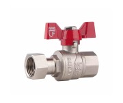 Кран кульовий з накидною гайкою SD Forte 3/4 ВР для води прямий SF260W20 STRONG SD  SF260W20