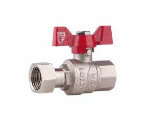 Кран кульовий з накидною гайкою SD Forte 3/4 ВР для води прямий SF260W20 STRONG SD  SF260W20