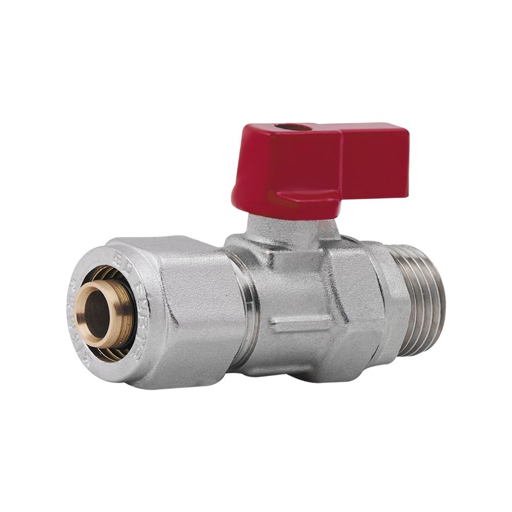 Кран кульовий обтискний SD Forte 16х1/2 ЗР SF262W15 STRONG SD  SF262W15 SF262W15