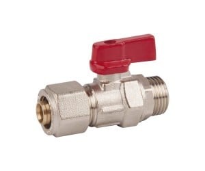 Кран кульовий обтискний SD Forte 20х3/4 ЗР SF262W20 STRONG SD  SF262W20