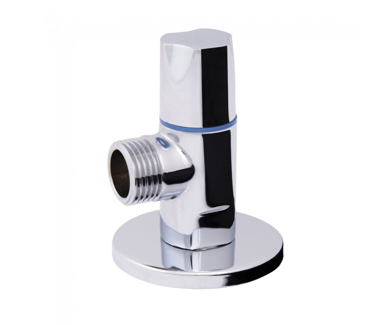 Кран кутовий Thermo Alliance Standart (ручка кругла) з керам.буксою 1/2З х 1/2З SF342W1515 STRONG SD  SF342W1515 SF342W1515