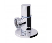 Кран кутовий Thermo Alliance Standart (ручка кругла) з керам.буксою 1/2З х 3/4З SF342W1520 STRONG SD  SF342W1520