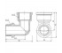 Угловой фитинг 1/2  SF37215:Чертеж 