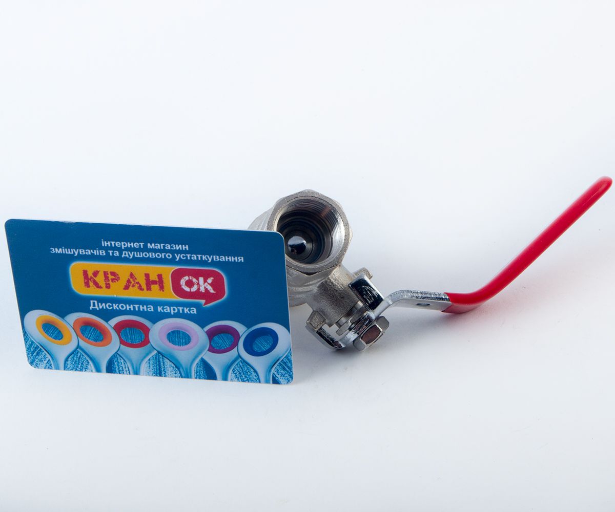 Кран шаровой SD Forte 1/2 вр для воды (ручка) SF600W15  SF600W15:Фото 2