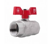Кран кульовий SD Forte 1 ВР для води (метелик) SF602W25 STRONG SD  SF602W25