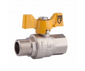 Кран шаровой SD Forte 1/2 вн для газа (бабочка) SF607G15 SD FORTE  SF607G15