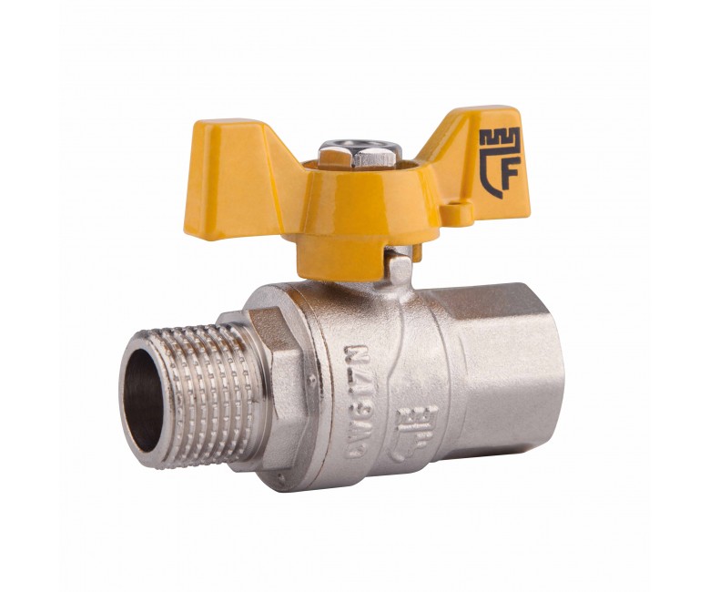 Кран кульовий SD Forte 3/4 ВЗ для газа (метелик) SF607G20 STRONG SD  SF607G20 SF607G20
