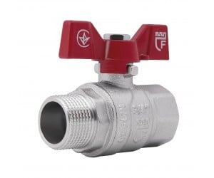 Кран кульовий SD Forte 3/4 ВЗ для води (метелик) SF607W20 STRONG SD  SF607W20