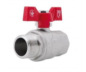 Кран кульовий SD Forte 1 ВЗ для води (метелик) SF607W25 STRONG SD  SF607W25