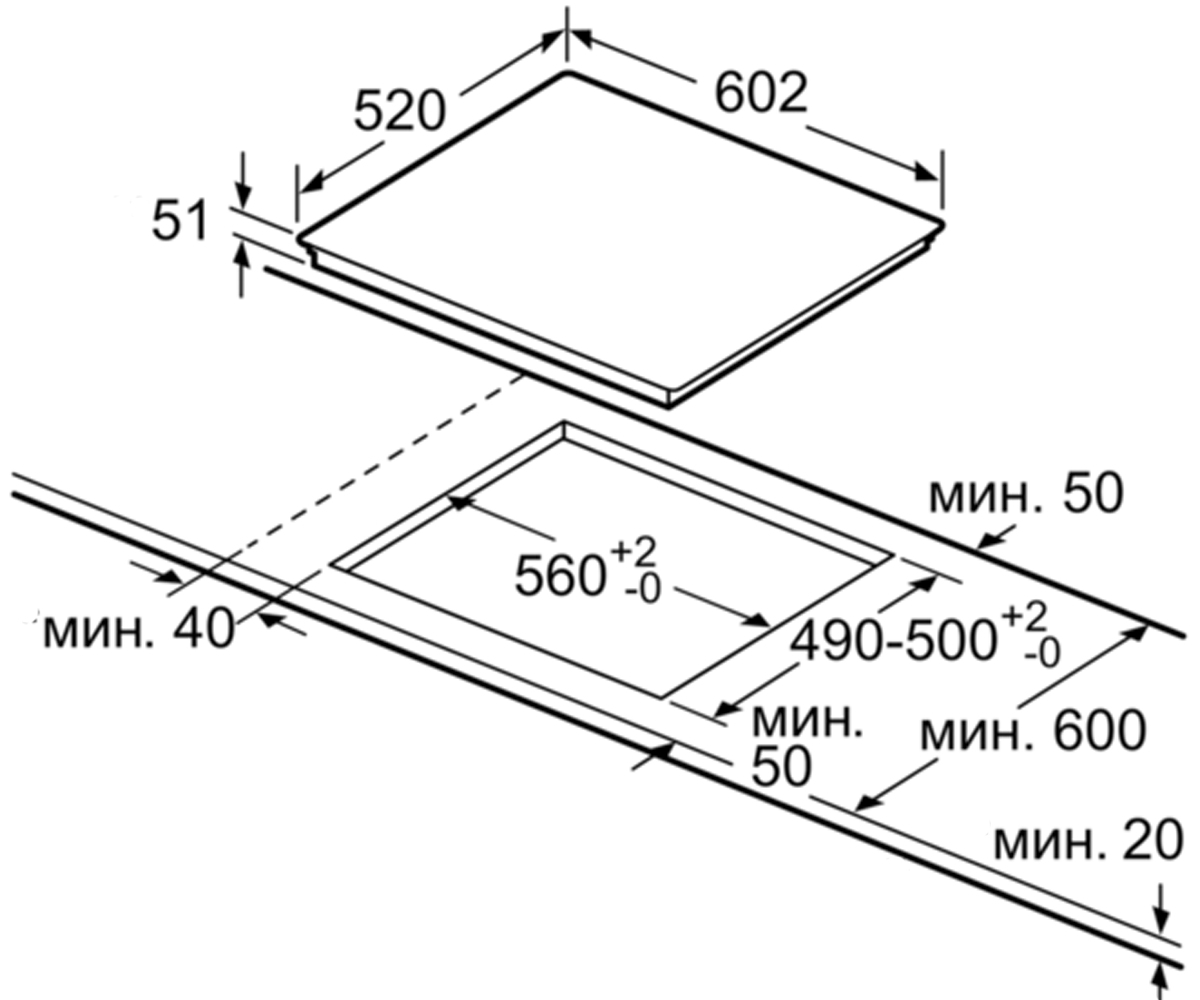 Электроповерхность  EH679FFB1E:Чертеж 