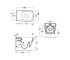 Чаша унитаза  BADEN BADEN BB18/F85WM:Чертеж 