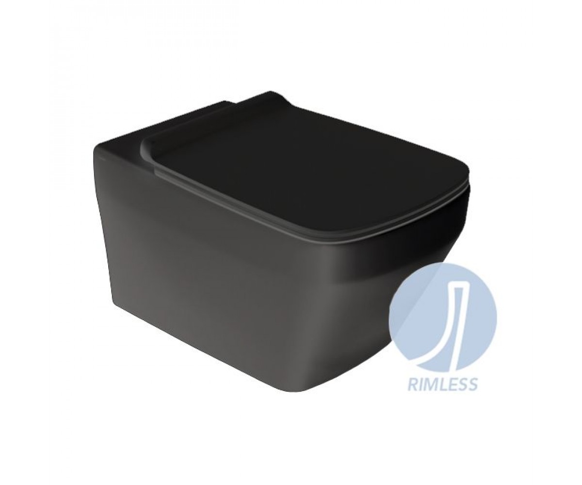 Чаша унитаза SIMAS BADEN BADEN BB18/F87 NERO MATT BB18/F87 NERO MATT