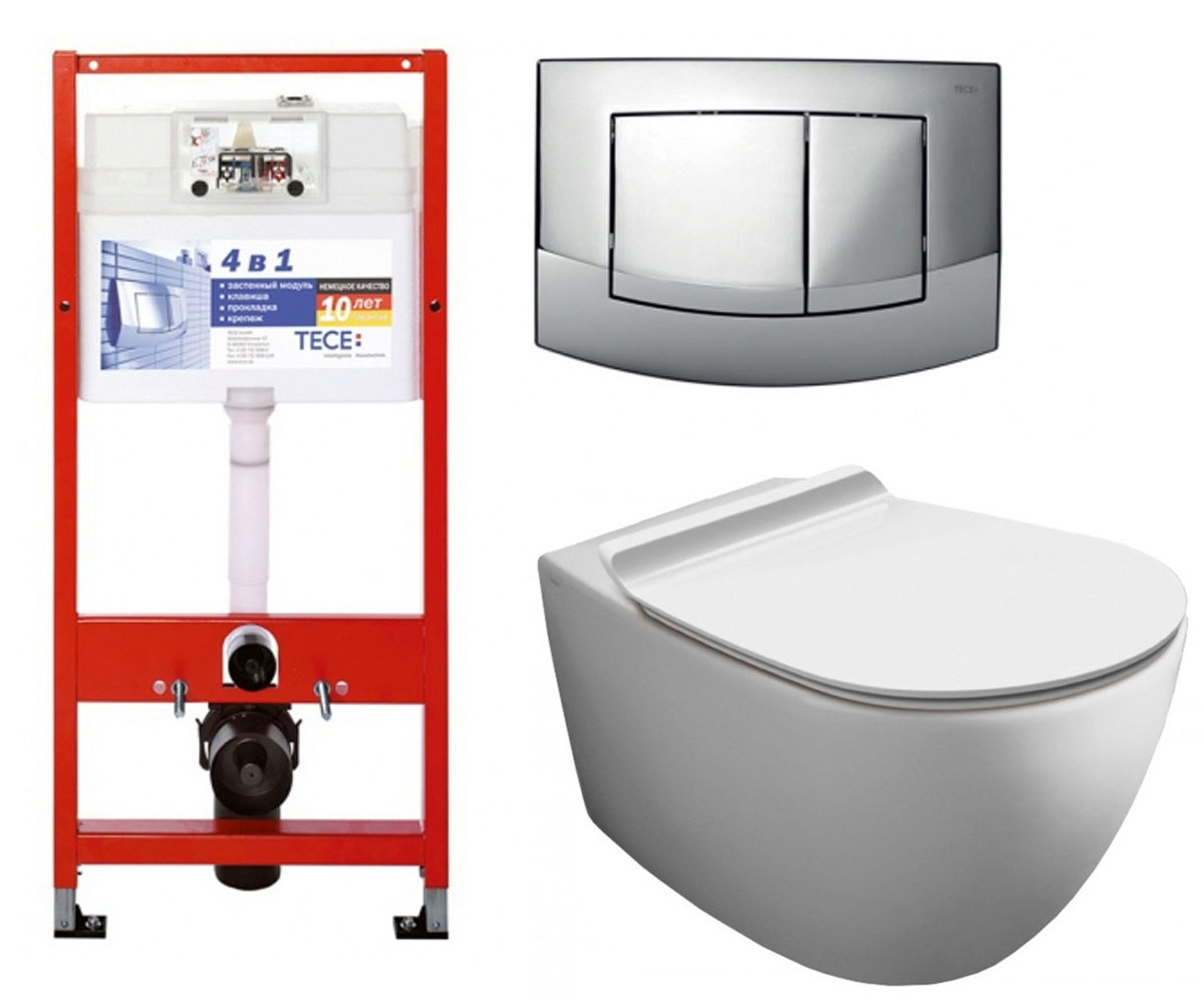 Унітаз з установкою 4-в-1 SIMAS VIGNONI VI18+F85+VI004+9400005 VI18+F85+VI004+9400005