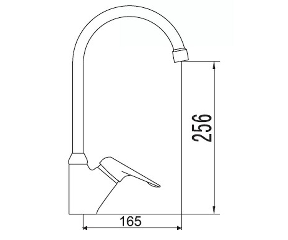 Смеситель на кухню  РЕАЛ SM033507AA:Чертеж 
