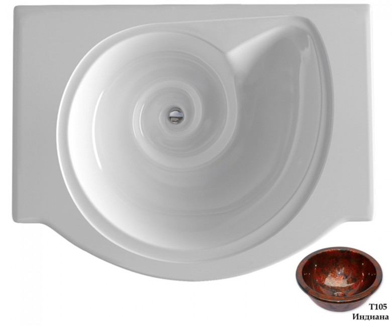 Раковина SNAIL НАУТІЛУС 101T105 101T105