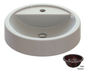 Умивальник круглий SNAIL РОНДО 149T102