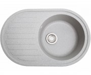 Мойка с крылом SOLID  ELEGANT GRAY