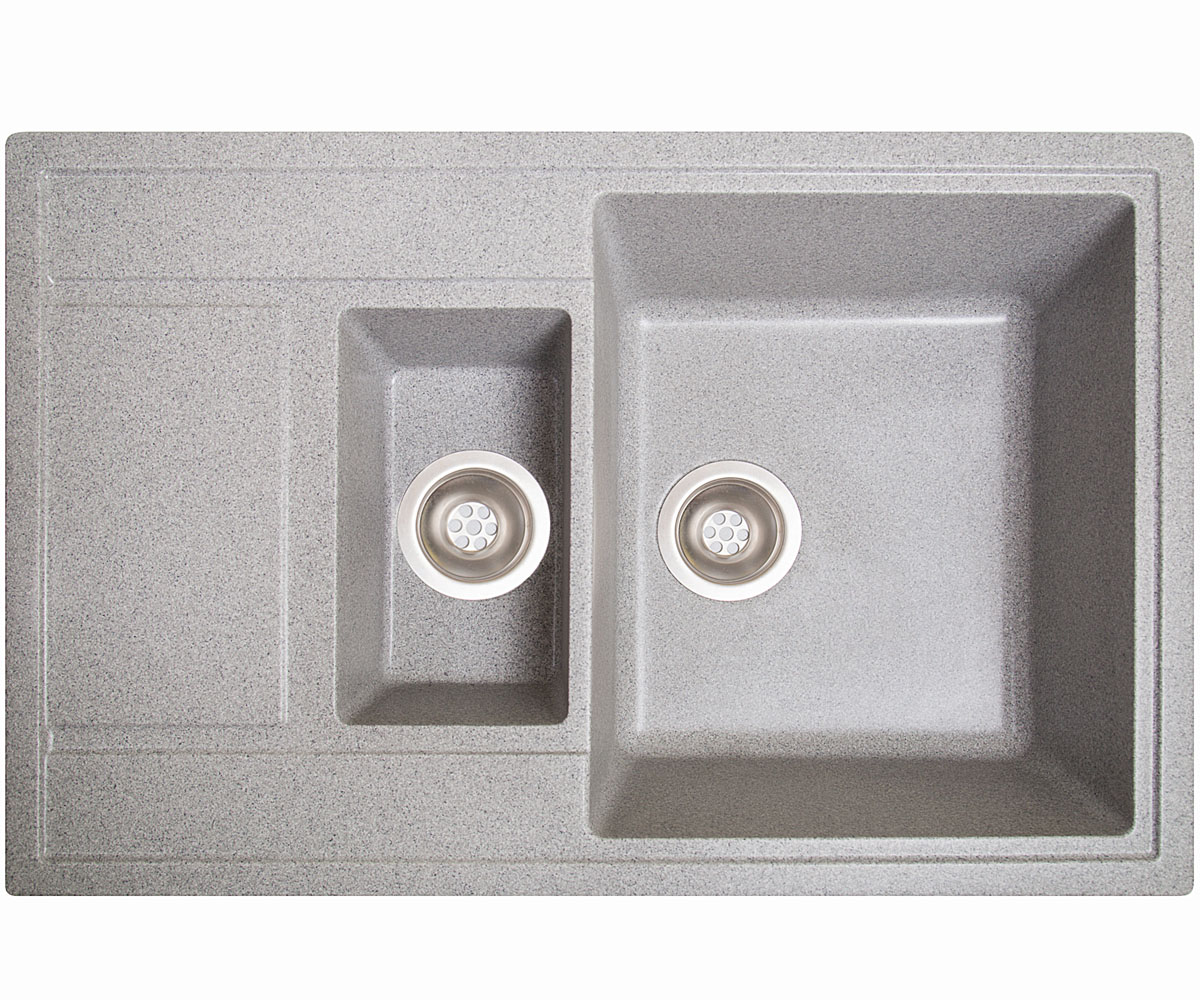 Полуторна мийка   SOLID  PRACTIC GRAY PRACTIC GRAY