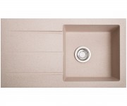 Гранитная мойка SOLID  QUADRO ROSE