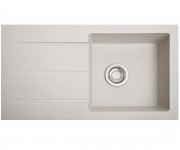 Гранитная мойка SOLID  QUADRO WHITE