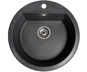 Мийка накладна   ROUND BLACK