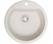 Мийка накладна   ROUND WHITE