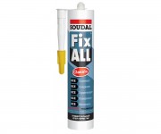 Універсальний клей-герметик 290 мл SOUDAL  FIX ALL WHITE 290