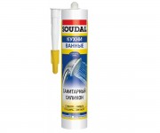 Санітарний силікон 280 мл SOUDAL  SILIKON SANIT PROZ 280