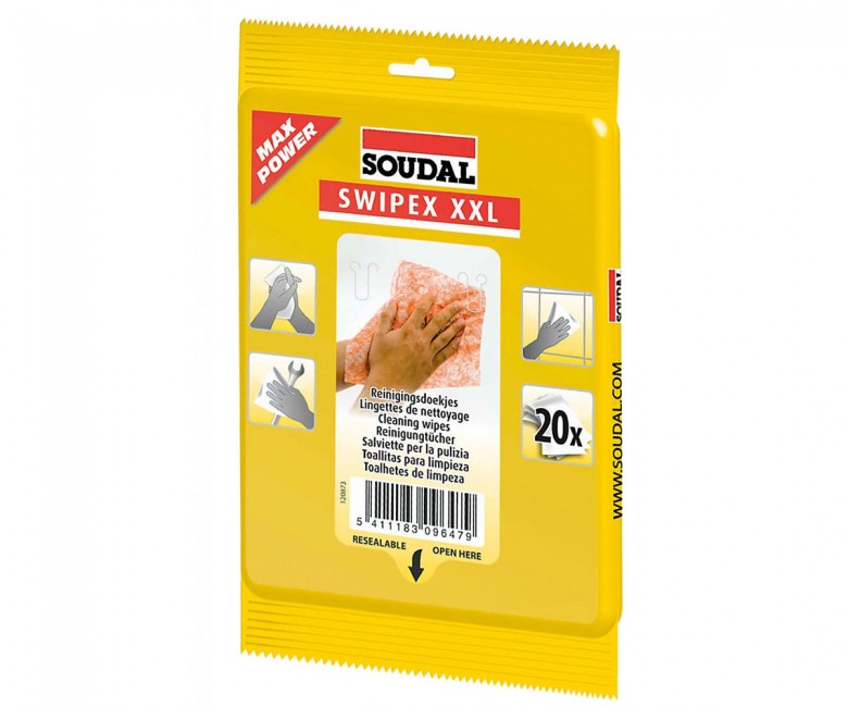Очищающие салфетки 20 шт SOUDAL  SWIPEX 20 SWIPEX 20