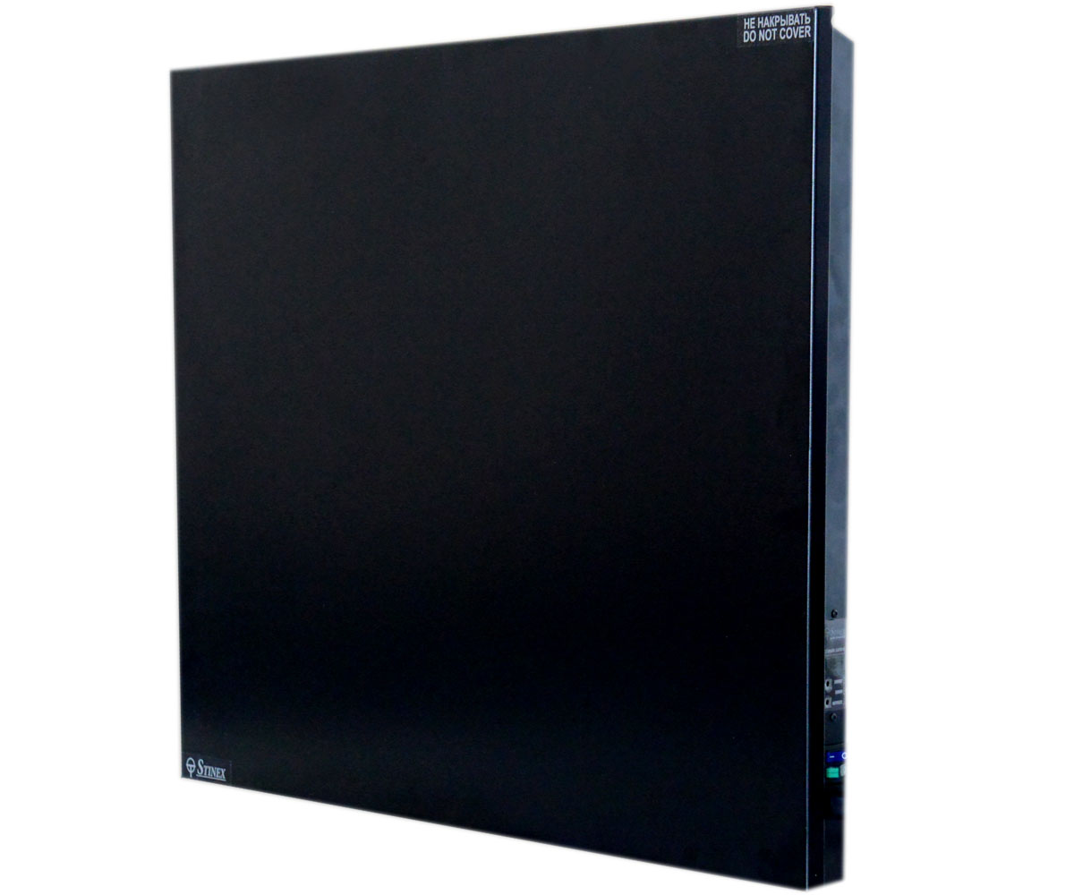 Керамічний радіатор STINEX  PLAZA 350-700/220 BLACK THERMOCONTROL PLAZA 350-700/220 BLACK THERMOCONTROL