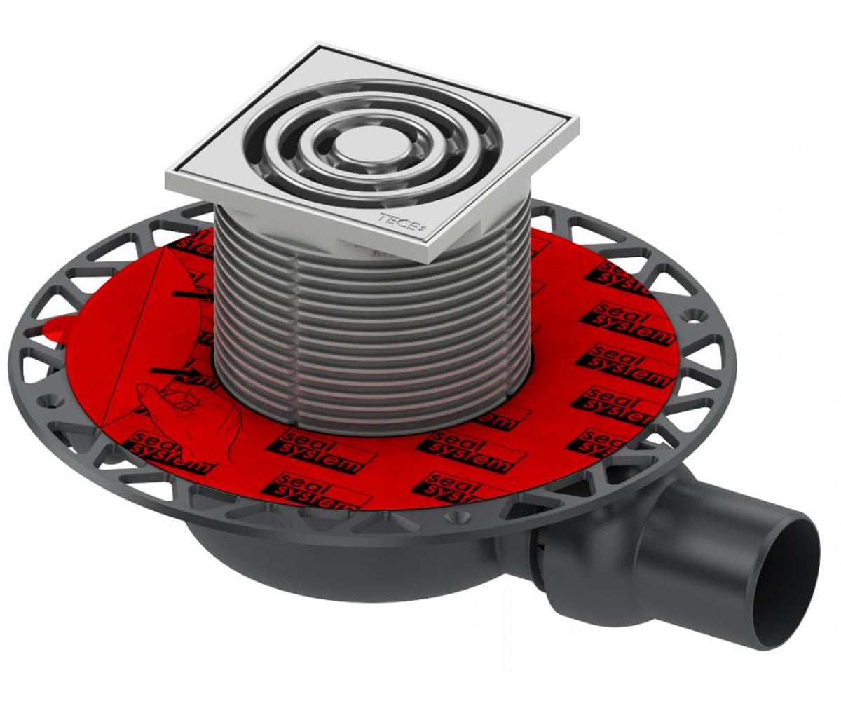 Трап низький горизонтальний TECE DRAINPOINT S 110 3601100 3601100