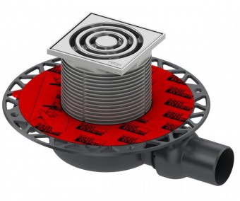 Трап низький горизонтальний DRAINPOINT S 110 3601100