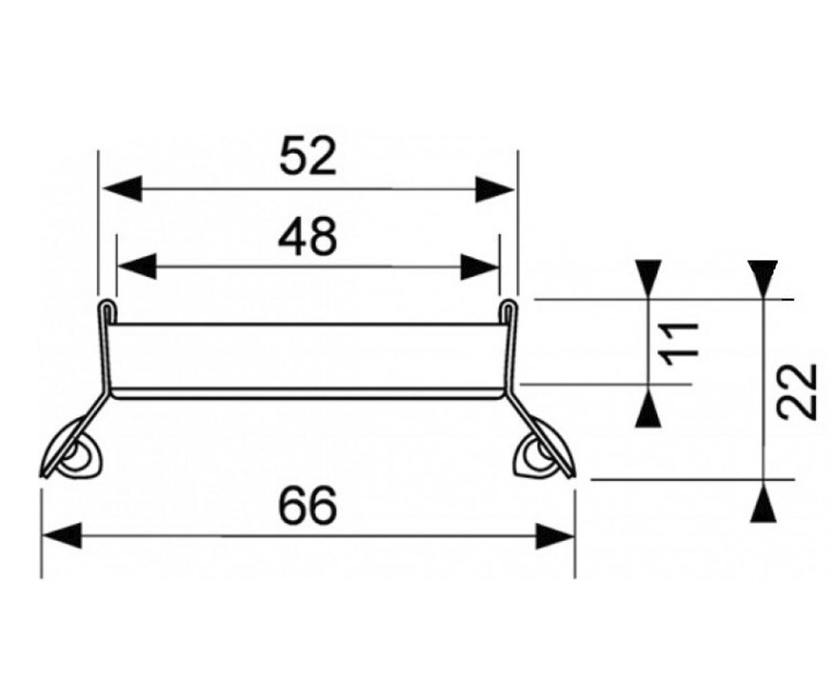 Решетка под плитку 90 см  DRAINLINE PLATE 2 600972:Чертеж 