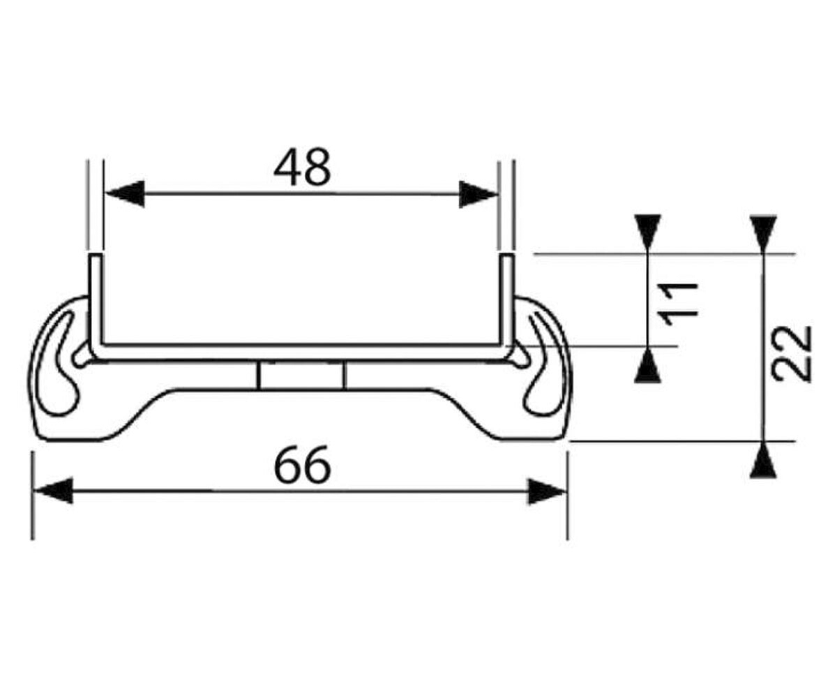 Угловая решетка под плитку 90 см  DRAINLINE PLATE 610970:Чертеж 