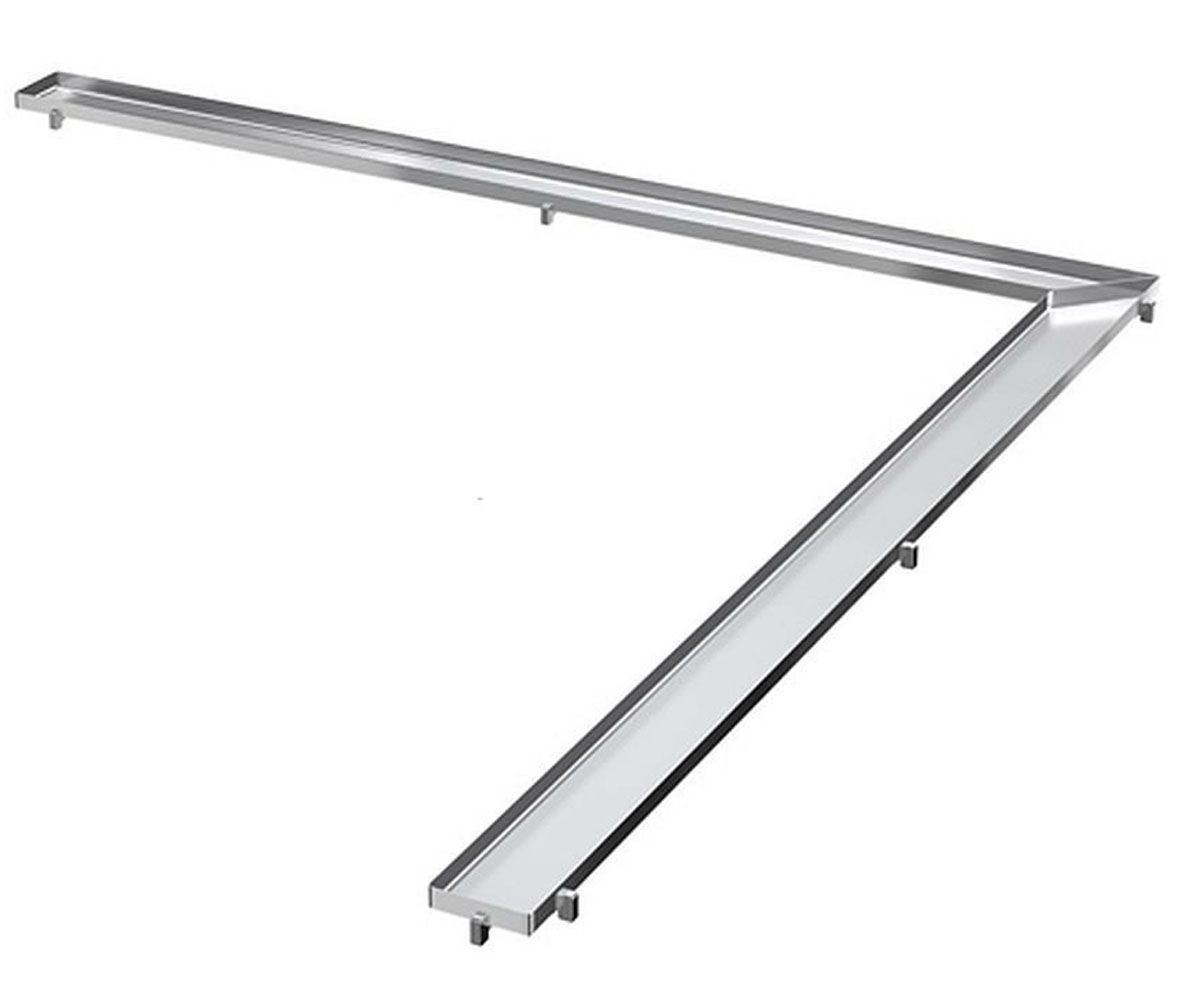 Кутова решітка під плитку 90 см TECE DRAINLINE PLATE 610970 610970