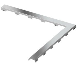 Решітка кутова для каналу 90 см TECE DRAINLINE STEEL 2 610982