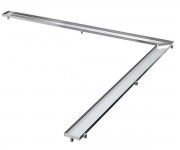 Кутова решітка під плитку 100 см TECE DRAINLINE PLATE 611070