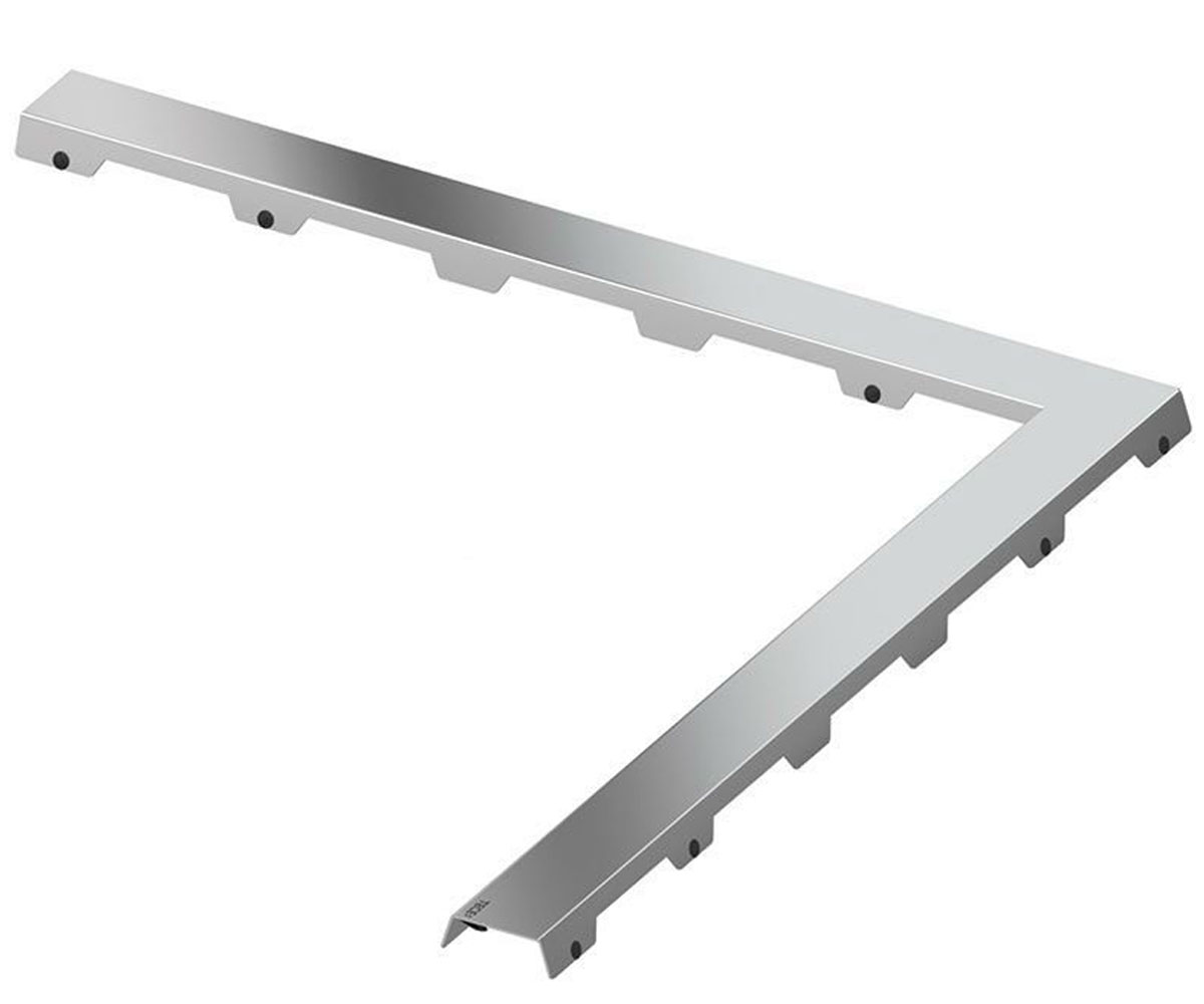 Решітка кутова для каналу 100 см TECE DRAINLINE STEEL 2 611082 611082