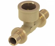Тройной резьбовой фитинг TECE FLEX 709520