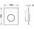 Смывная панель  LOOP 9242626:Чертеж 