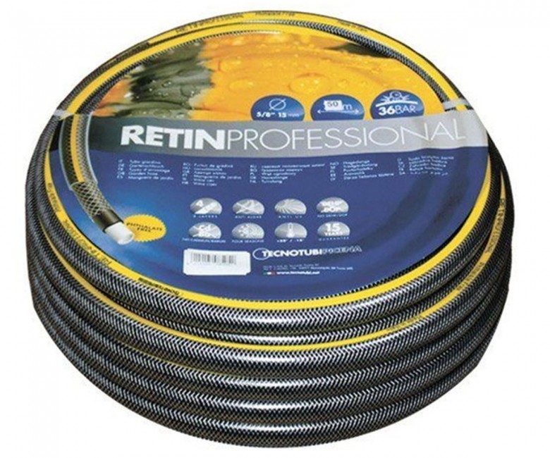 Шланг поливальний 19 мм 15 м TECNOTUBI RETIN PROFESSIONAL RT 3/4 15 RT 3/4 15