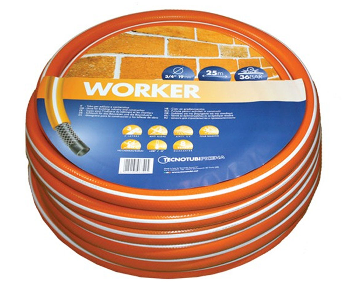 Шланг садовий 3/4 50 м TECNOTUBI WORKER WR 3/4 50 WR 3/4 50