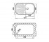 Кухонная мойка  STYLO 1B 1D 10107021:Чертеж 