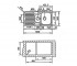 Кухонная мойка  PRINCESS 1 1/2 B 1D 30000184:Чертеж 