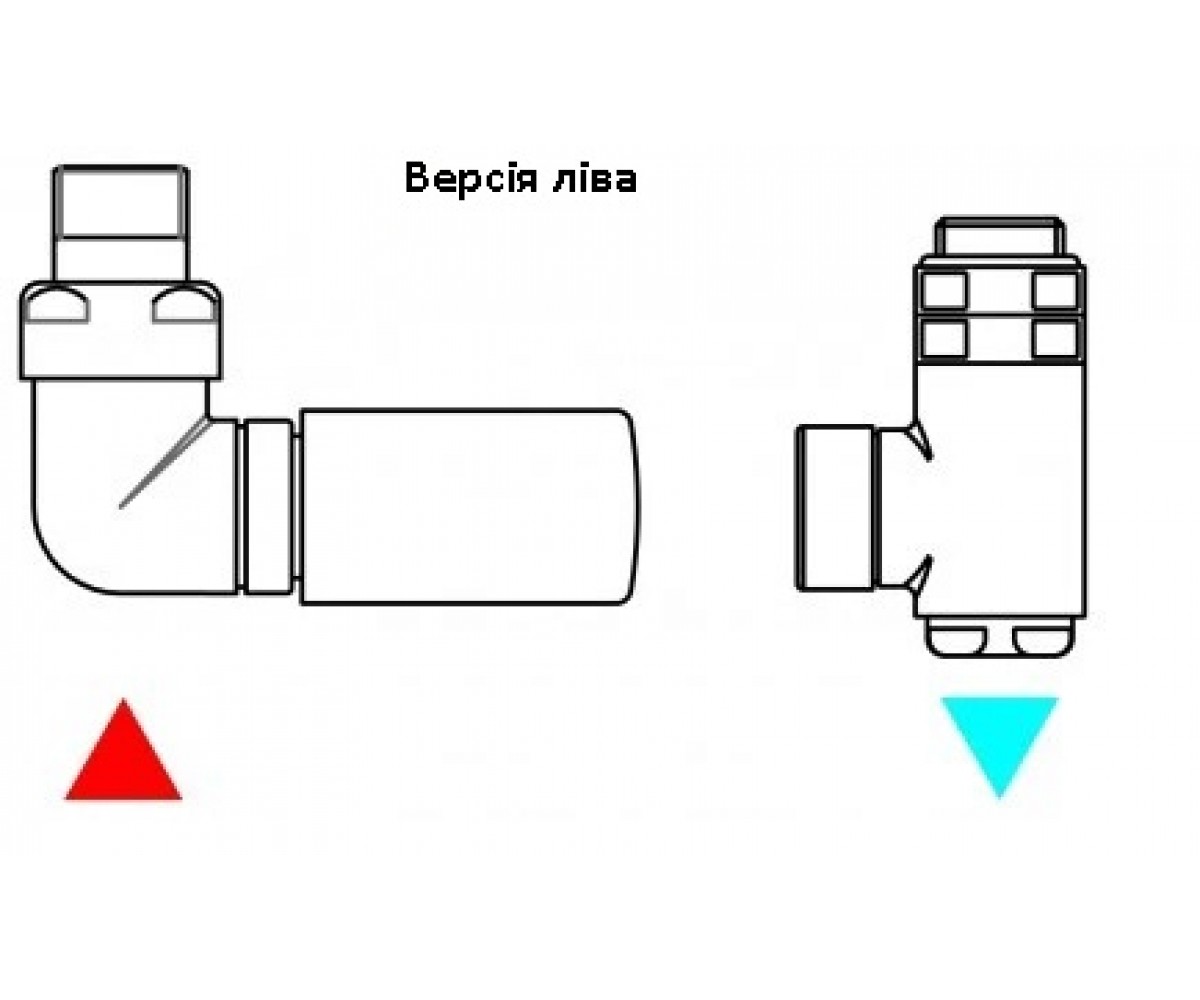 Набор вентилей для полотенцесушителя  INTEGRA ALL IN ONE TGETINTELKS96:Фото 2