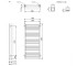 Полотенцесушитель 1180х530  MARLIN WGMAR118053K916SX:Чертеж 