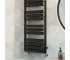 WLWAT111050K9M5E8TS1D рушникосушка електрична Terma WARP T 1110*500 ,колір RAL 9005 mat (чорний мат), підключення E8, Split 600 