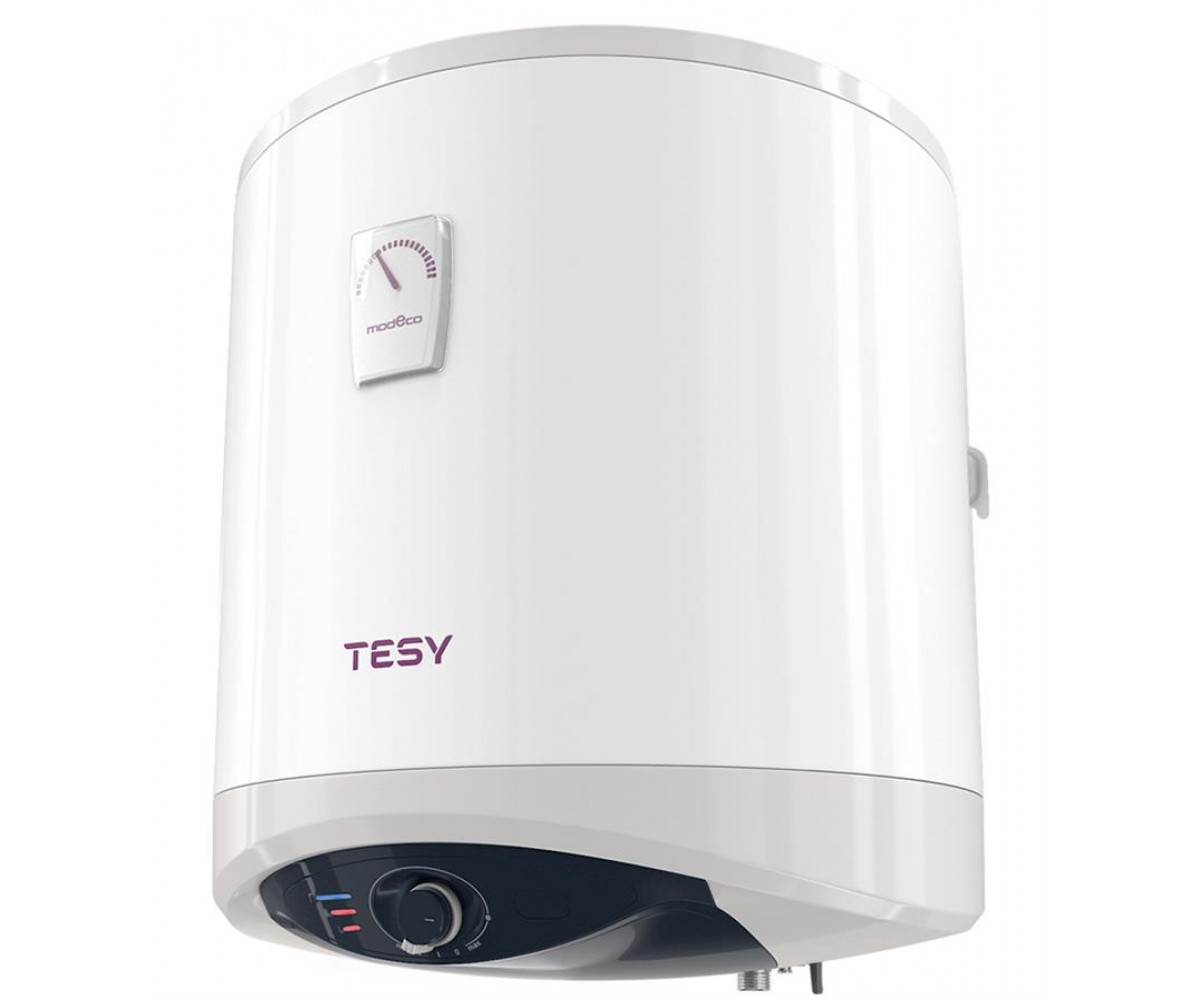 Водонагрівач електр. TESY Modeco Ceramic круглий GCV 504716D C21 TS2RC, 50л, 1,6кВт, сухий тен, мех. кер-ння, B, білий TESY  302479 302479